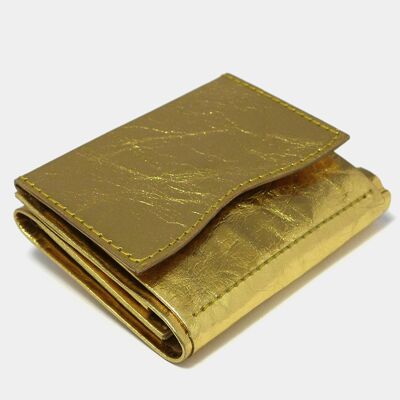 Cartera "Minimal Wallet Gold" de papel