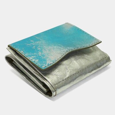 Portemonnaie "Minimal Wallet Silver Sky" aus Papier