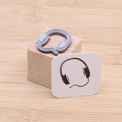 Stamp "headphones"