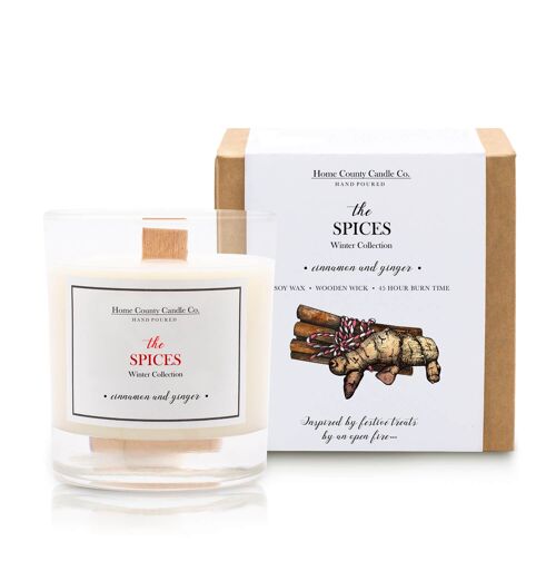 The Spices - Cinnamon & Ginger 30cl Soy Candle