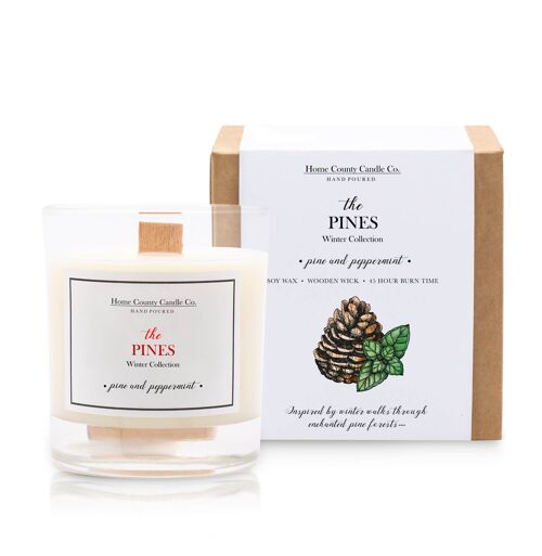 The Pines - Pine & Peppermint 30cl Soy Candle