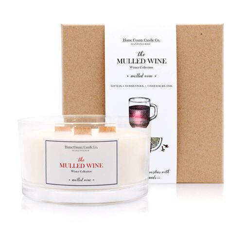 The Mulled Wine - 3 Wick Soy Candle