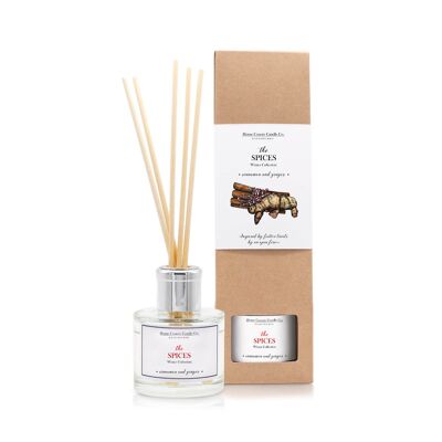 The Spices - Cinnamon & Ginger 100ml Reed Diffuser