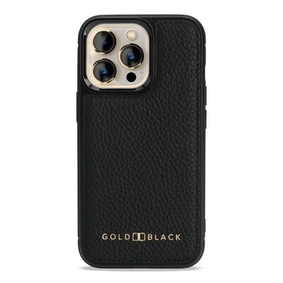 iPhone 13 Pro MagSafe leather case nappa black