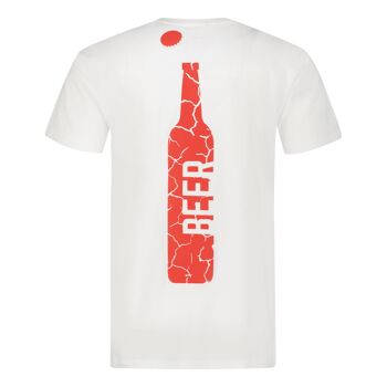 T-shirt BeerAddicted Blanc 3