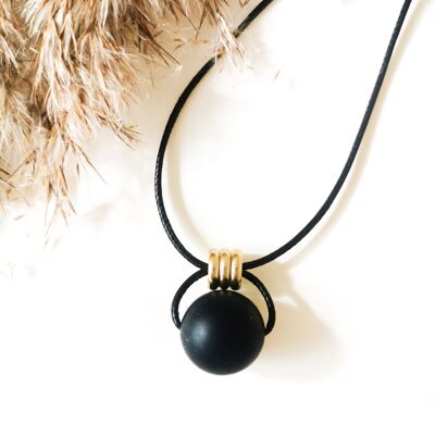 Black and Gold Pendant