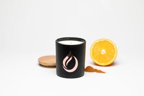 Aromatherapy 'Hug Me' Black Large Soy Candle