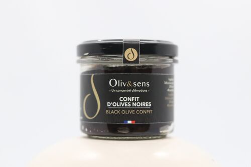 Confit d'olives noires