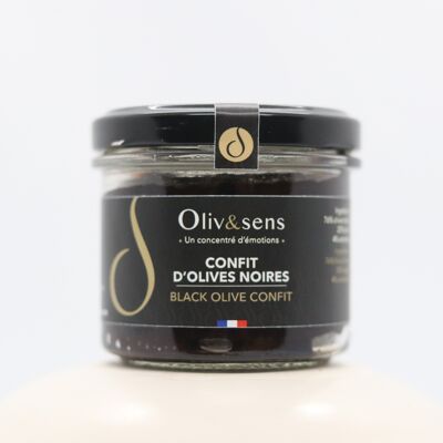 Confit d'olives noires