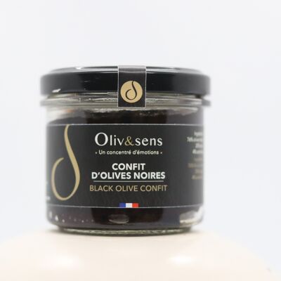 Confit d'olives noires