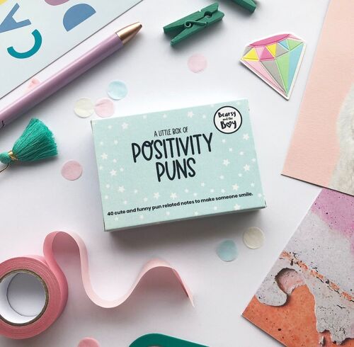 A little box of Positivity Puns