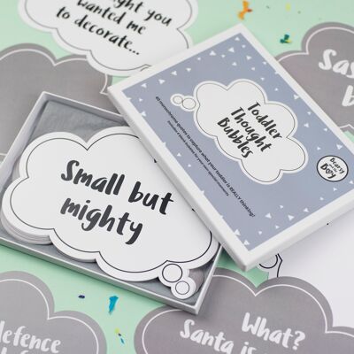 Toddler Thought Bubbles - Milestone Cards