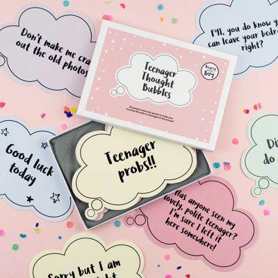 Teenager Thought Bubbles - Milestone Cards