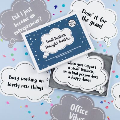 Small Business - Thought Bubbles Milestone Cards