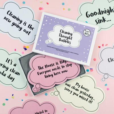 Cleaning - Thought Bubbles Milestone Cards