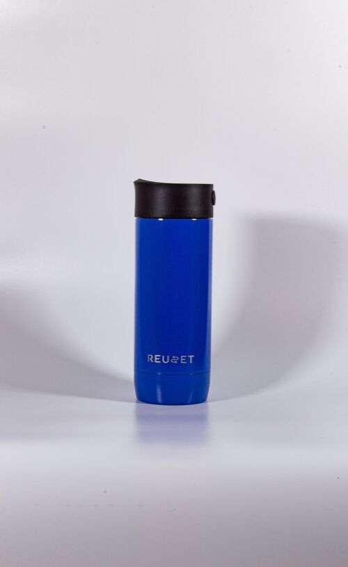 12oz Reusable Travel Cup - Blue