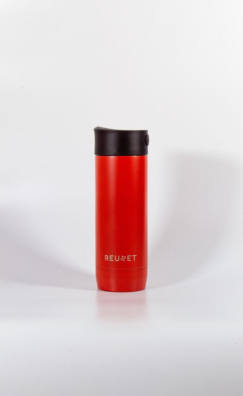 12oz Reusable Travel Cup - Red