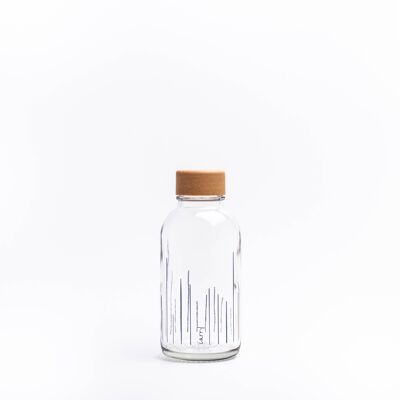 Glass drinking bottle - CARRY Bottle RISE UP 0.4l