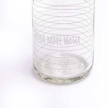 Gourde en verre - CARRY Bottle WATER IS LIFE 1.0l 6
