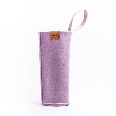 Felt bag for drinking bottle - CARRY Bottle Sleeve MAGNOLIE 1.0l