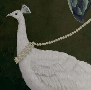 Ophelia Dolton et White Peacock Limited Edition 16x20inch Oxford Impression d'art encadrée 3