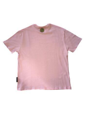 T-shirt surdimensionné de haute qualité en feutre épais 100 % coton avec logo texte Mvagrippa imprimé en caoutchouc. Rougir 2