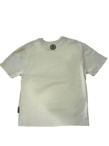 T-shirt surdimensionné de haute qualité en feutre épais 100 % coton avec logo texte Mvagrippa imprimé en caoutchouc. Couleur Sauge 2