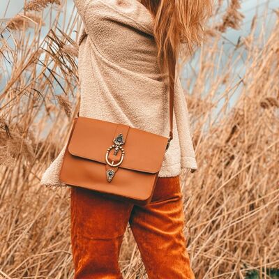 Brown Regeneration Boho Crossbody Bag