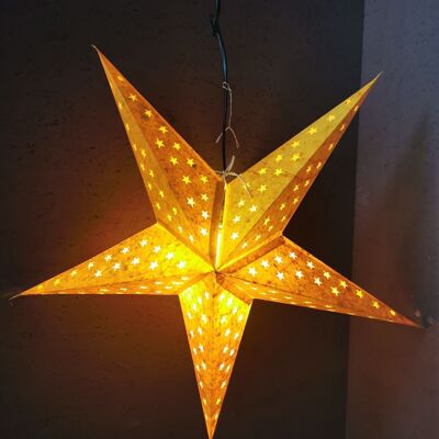 Paper star starry sky 5 points