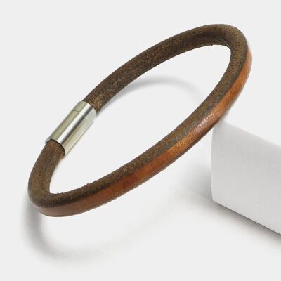 Bracelet pour hommes "Leather Star RD61" en cuir
