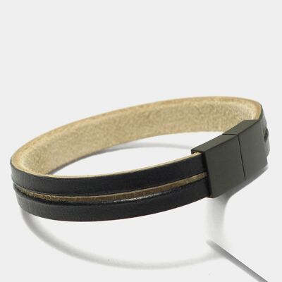 Men's bracelet "Leather Star Raw CK31" made of leather