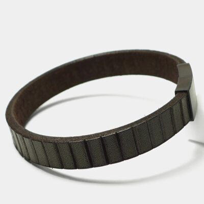 Bracelet pour hommes "Leather Star HL82" en cuir