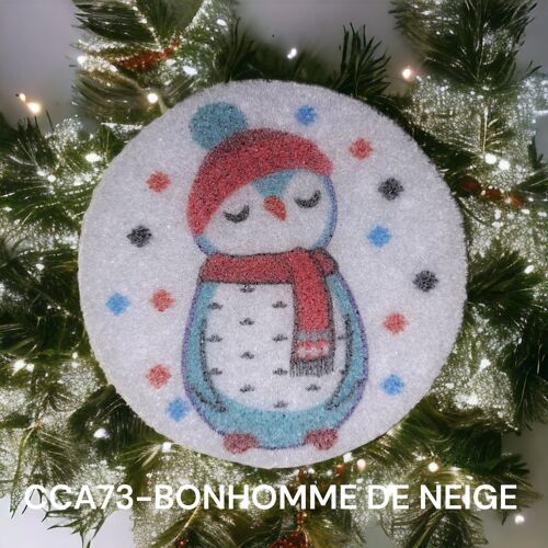 Eponge de noel cca73-bonhomme de neige