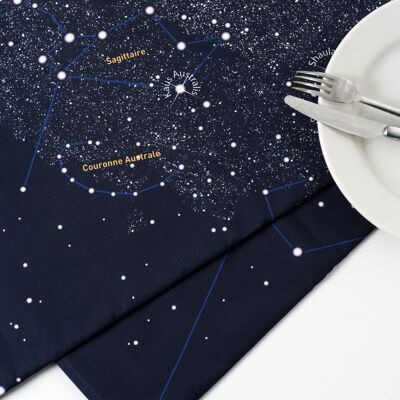 Star Tablecloth - 100% COTTON - 2.20 x 1.55 m