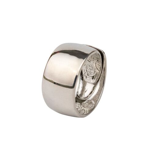 Zilveren Ring | 990 zilver | one size | Dames en heren