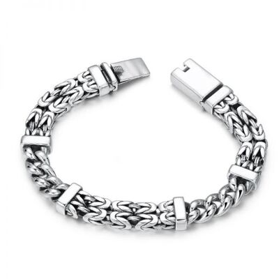silver bracelet | bracelet with clasp | 925 silver | ladies and gentlemen