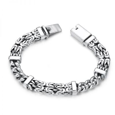 bracelet en argent | bracelet avec fermoir | argent 925 | Mesdames et Messieurs