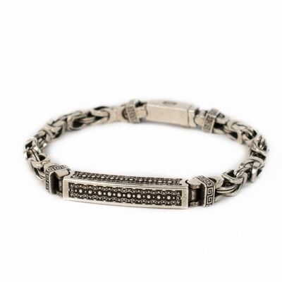 silver bracelet | stone | 925 silver | handmade | bracelet