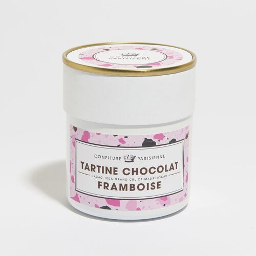 Tartine  chocolat framboise