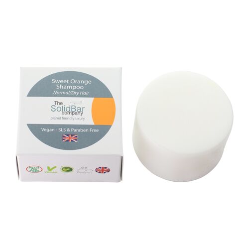 Essential Orange Shampoo Bar for 'Normal/Dry' Hair (small) - Award Winning