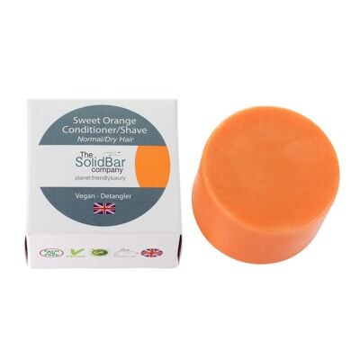 Essential Orange Conditioner/Shave Bar para cabello 'Normal/Dry' (pequeño) - Galardonado