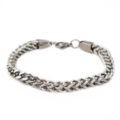 chain bracelet | stainless steel | unisex | bangle | 18 / 21 cm