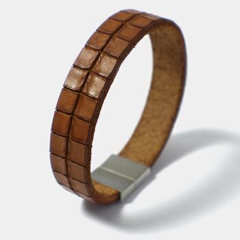 Bracelet pour hommes "Leather Star KT56" en cuir 4