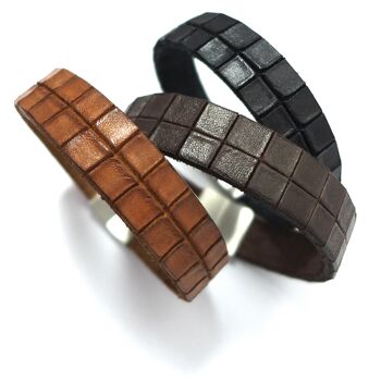 Bracelet pour hommes "Leather Star KT56" en cuir 5