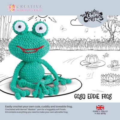 Kit de ganchillo Go Go Eddie Frog
