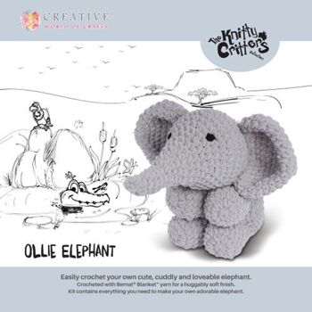 Kit de crochet Ollie Elephant 2