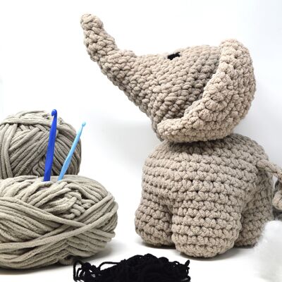 Ollie Elephant Crochet Kit