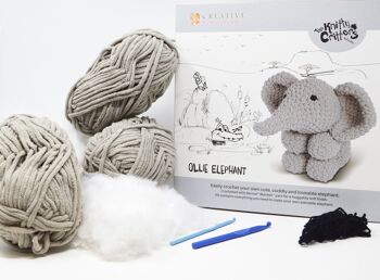Kit de crochet Ollie Elephant 4