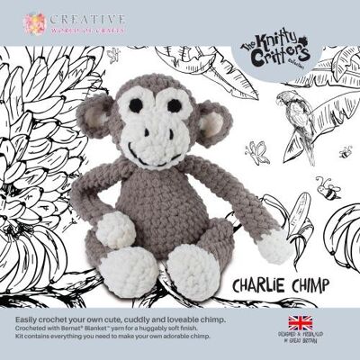 Charlie Schimpanse Häkelpaket