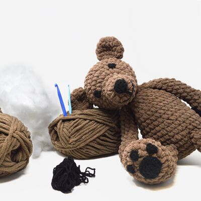 Tumble Ted Crochet Kit